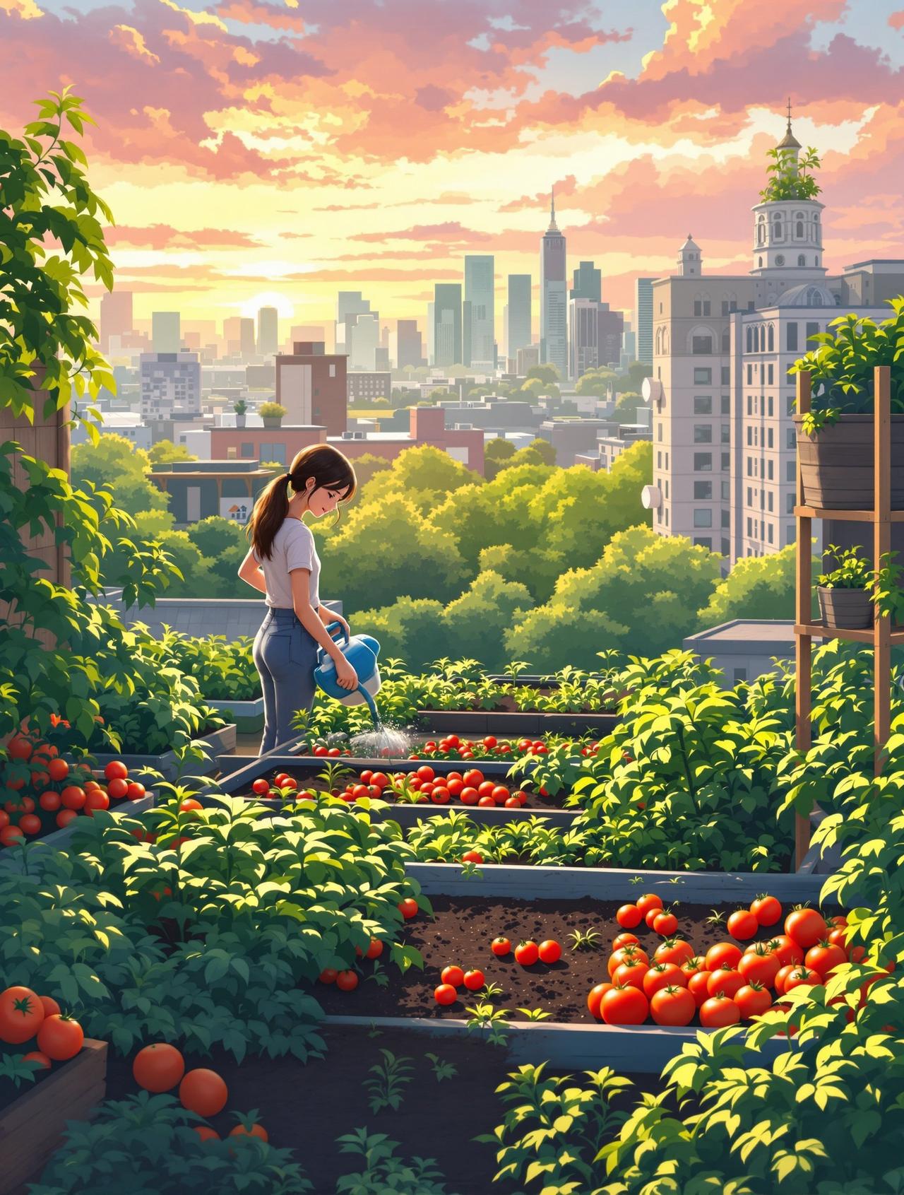 短剧库夸克 - 屋顶上的菜园